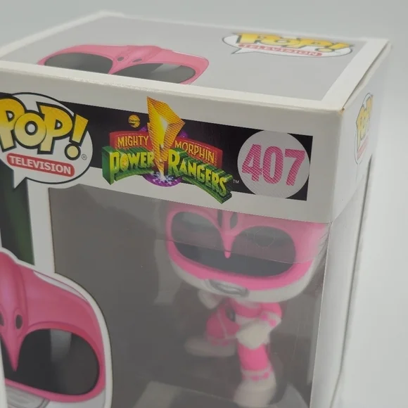 Funko POP! Power Rangers Pink Ranger #407 Vinyl Figure - Picture 2 of 7